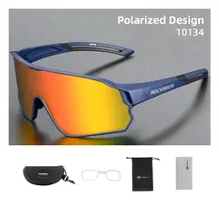 GENERICO - Lentes de sol deportivos polarizados con estuche