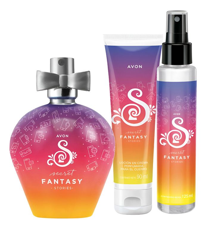 Secret Fantasy Stories Perfume Con Refresh Y Locion