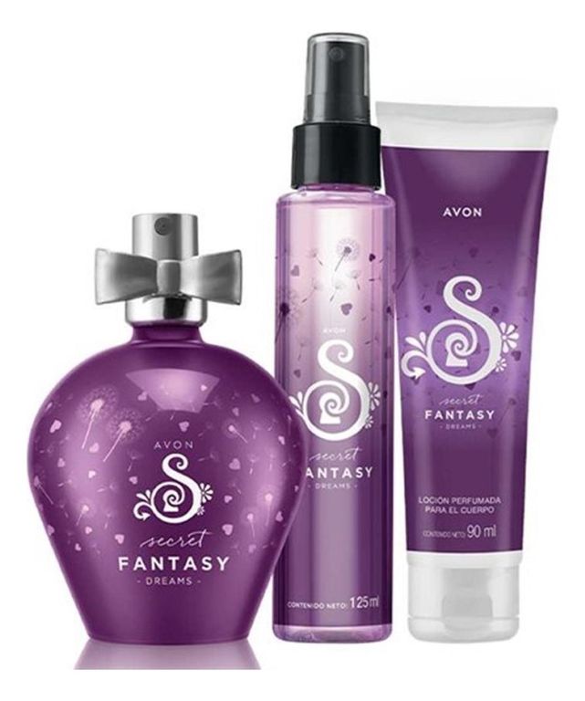 Secret Fantasy Dreams Perfume Con Refresh Y Locion