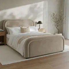 GENERICO - Cama Box Tarima Doku Beige Queen La Industria