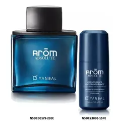 YANBAL - Set Perfume de Hombre Arom Absolute Eau Pafrum y Desodorante