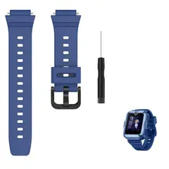 GENERICO - CORREA DE SILICONA PARA HUAWEI WATCH KIDS 4 PRO AZUL