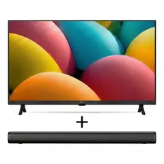 LG - TV Smart LED 32 Pulgadas HD WebOS a5 AI Gen6 - HDR10 Pro - 32LR600BPSC + regalo Soundbar 32” 2.0