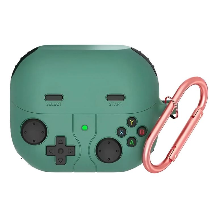 CASE FUNDA DE SILICONA ANIMADO PARA GALAXY BUDS 3 / 3 PRO VERDE