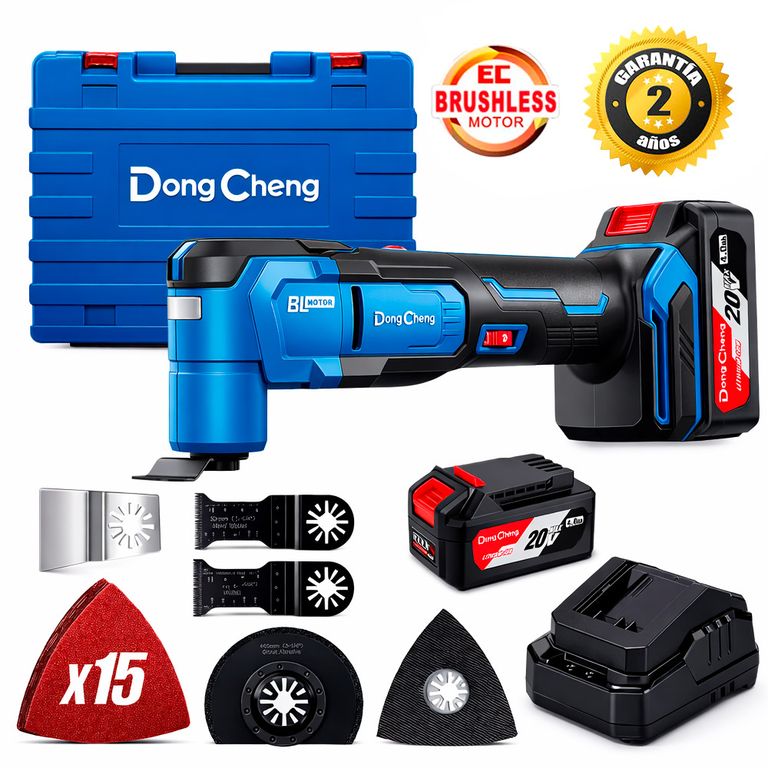 Multiherramienta Sierra Oscilante Multitool DCMD20EM 20V 2Bat x 4Ah Brushless