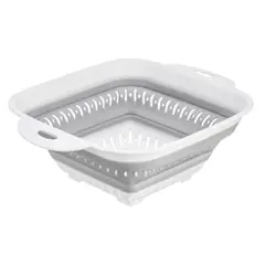 BEEHOME - Colador de cocina plegable cuadrado