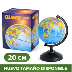 GENERICO - Globo Terráqueo Didáctico de 20 CM