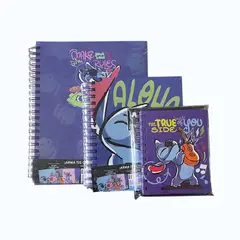 DGNOTTAS - Set x 3 cuadernos dibujo orejas azul
