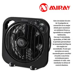 MIRAY - Ventilador Circulador 12 VMC-1052