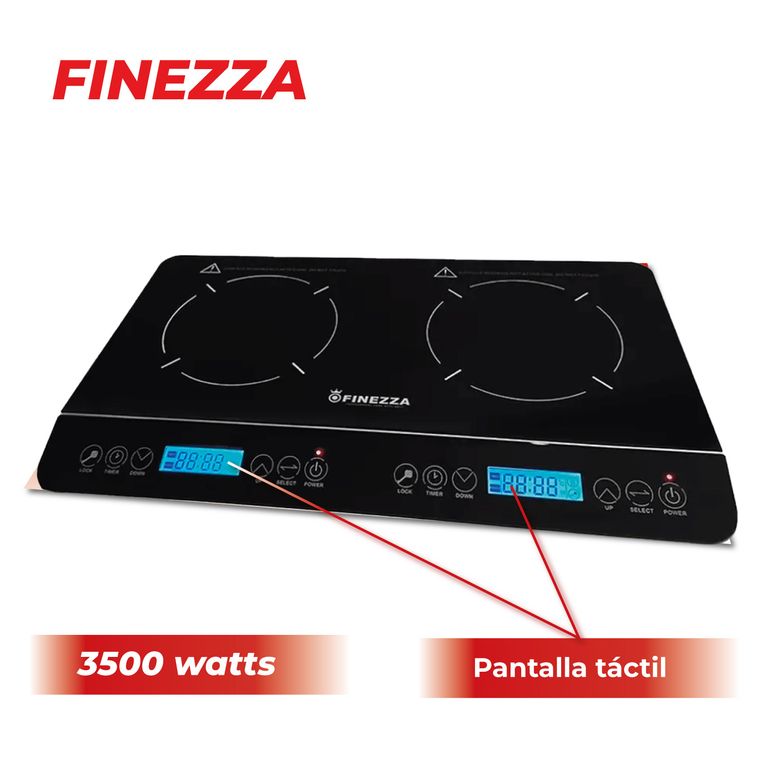 Cocina de Inducción de 2 hornillas