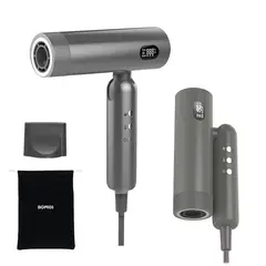 BOMIDI - Secadora de Cabello Profesional HD08 Pegable Gris