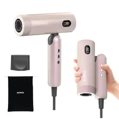 BOMIDI - Secadora de Cabello Profesional HD08 Pegable Dorado