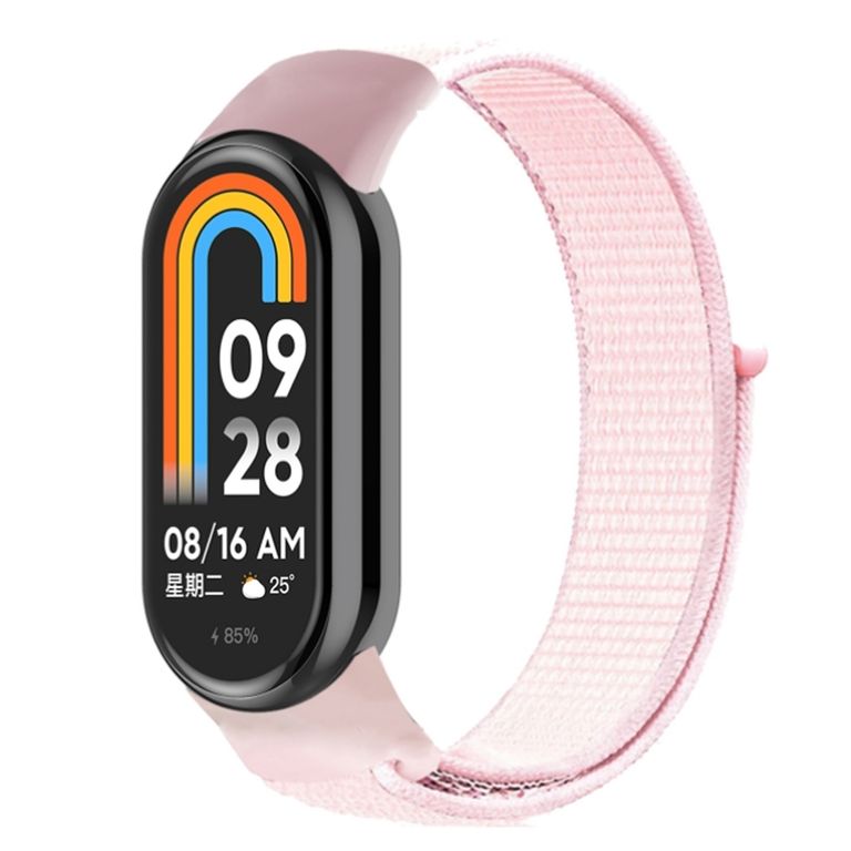 Correa Nylon Resistente para Xiaomi Band 9 - Rosa