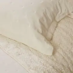 CLAUDIA RIVA HOME - Cubrecama Calma Sherpa Beige