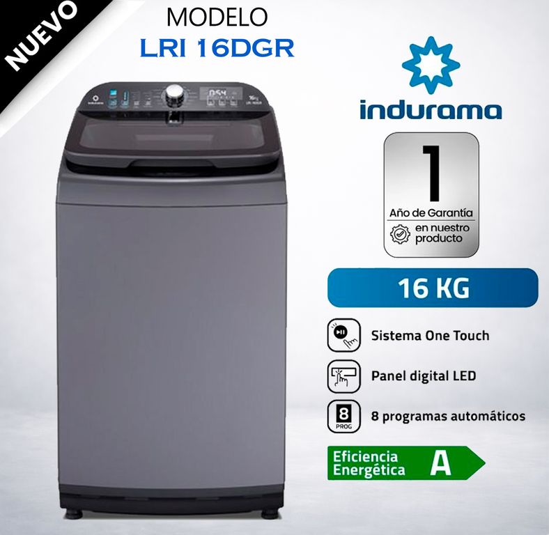 Lavadora Automatica 16Kg Croma - LRI-16DGR
