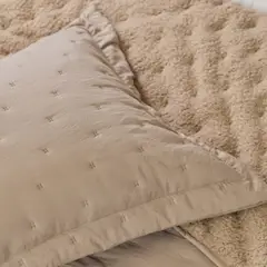 CLAUDIA RIVA HOME - Cubrecama Calma Sherpa Topo