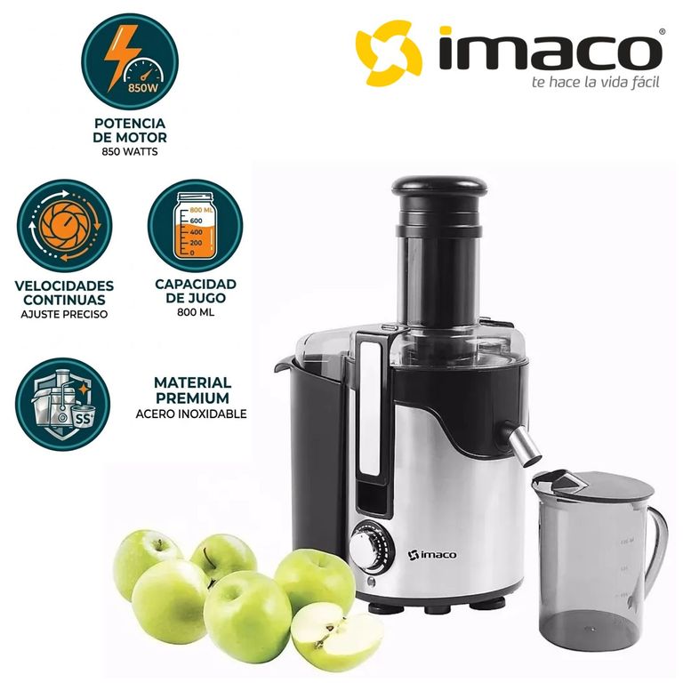 Extractor de Fruta Entera JE850FC 850w Acero