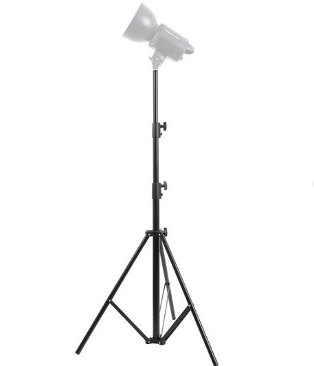 TRÍPODE DE 2,1 MTS MULTIFUNCIONAL CON TORNILLO DE 1/4 DE PULGADA PARA FOTOGRAFIA, SOFTBOX, FLASH
