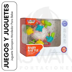 GENERICO - Juguete Sonajero Mordedor Para Bebe