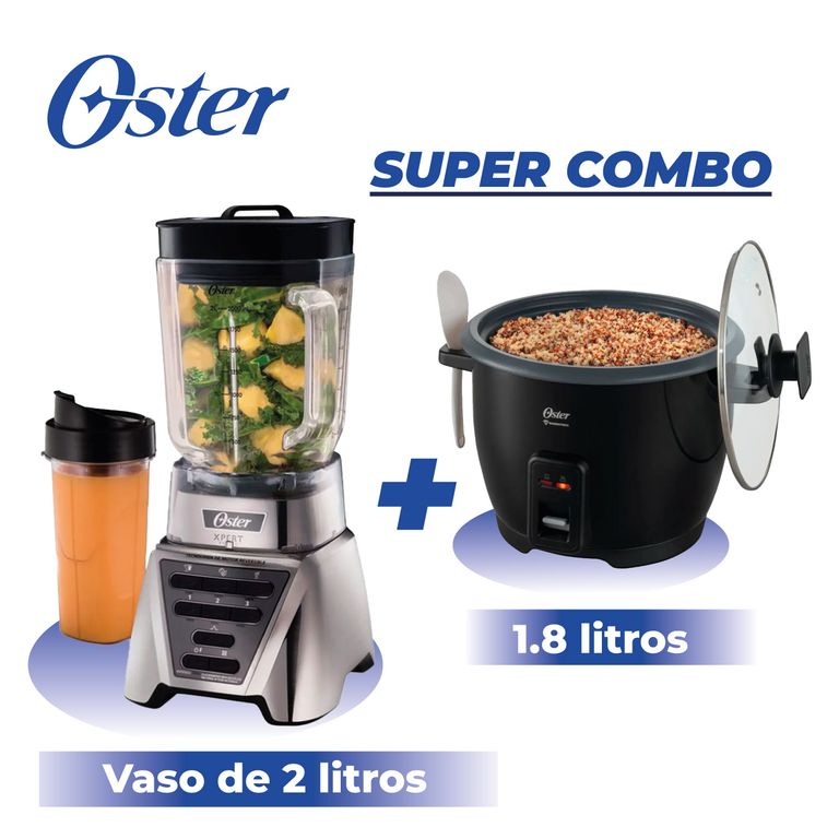Licuadora Xpert con vaso blend + Olla Arrocera 1.8L Antiadherente