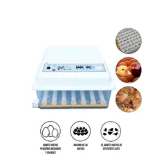 S&T - Incubadora Automática De Plástico Para 36 Huevos