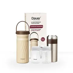 DAUER - Cooler Portátil Enfriador y Conservador Termo Dual de Acero Inoxidable