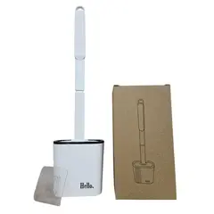 GENERICO - Juego De Escobilla Y Soporte Para Inodoro BLANCO