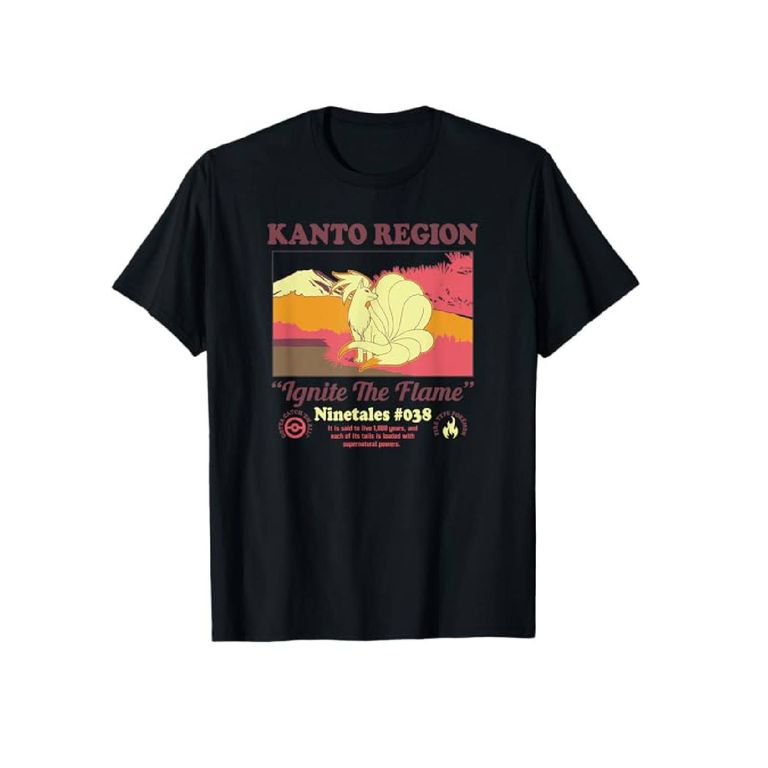 Camiseta Ninetales Kanto Talla M
