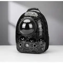 GENERICO - Mochila Transportadora para Gatos Mochila Viajera con Ventana Transparente