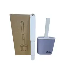 GENERICO - Juego De Escobilla Y Soporte Para Inodoro PLOMO