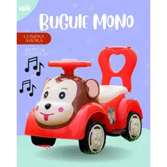 GENERICO - BUGUIE MONO PARA NIÑO - ROJO PREMIUM