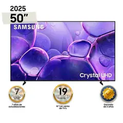 SAMSUNG - Televisor 50" UN50U8000FGXPE Smart TV Crystal UHD 4K