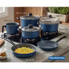 TRAMONTINA - Set de Ollas 10 piezas - Original