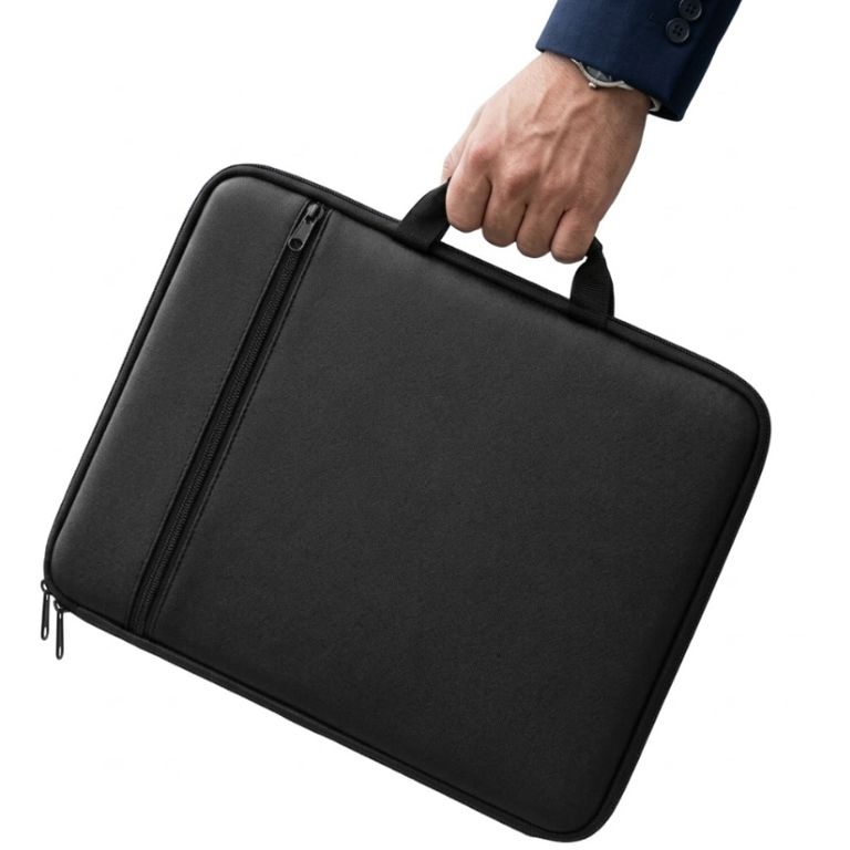 Funda Maletin Negra para Laptop 15-16 Pulgadas con Protección 360° Impermeable Corporativa