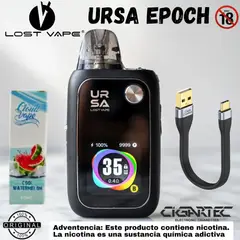VAPE - VAPER LOST URSA EPOCH PRO KIT MAS LIQUIDO DE 10ML DE REGALO
