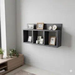 GENERICO - Repisa Estante Flotante Melamina Onix