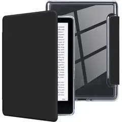 GENERICO - Funda Case Transparente Kindle Basic 11 Gen 6 Pulgadas - NEGRO