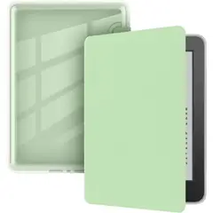 GENERICO - Funda Case Transparente Kindle Basic 11 Gen 6 Pulgadas - VERDE