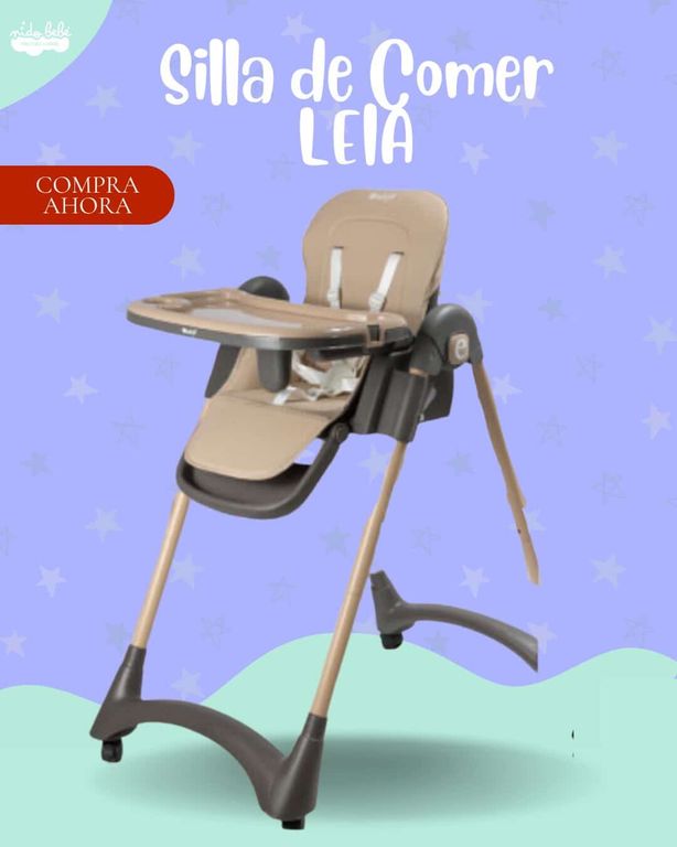 SILLA DE COMER MODELO LEIA COLOR BEIGE - PREMIUN