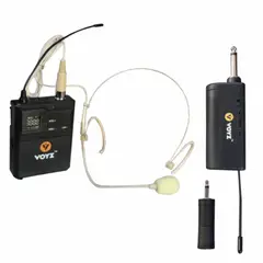 GENERICO - Microfono inalambrico uhf tipo vincha VOYZ VZ-WM103-UHF