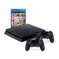 SONY - Consola PS4 slim 1 tb con dos mandos y gta nuevo