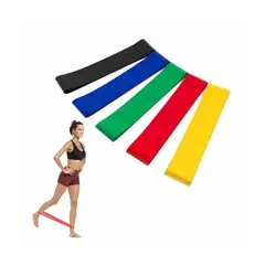 OEM - Set de 5 Bandas Elásticas de Entrenamiento - Ligas de Resistencia para Fitness y Yoga
