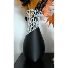 GENERICO - FLOREROS EXCLUSIVOS NEGRO 23cm x 11cm (CONTIENE 3 FLOREROS)