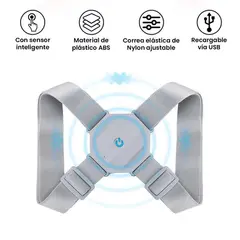 OEM - Corrector de Postura Inteligente con Sensor de Vibración - Espalda Recta Recargable USB