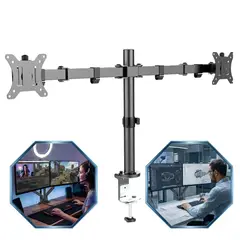 OEM - Rack de Escritorio para 2 Monitores - Soporte Doble Pantalla Ergonómico