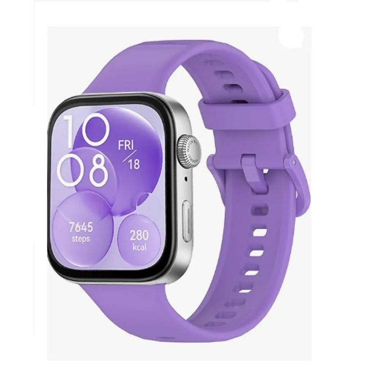Correa de silicona para Huawei Watch fit 3, 4 y 4pro lila