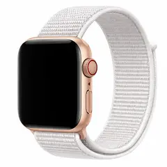 GENERICO - Correa de tela de nylon de 22mm blanco