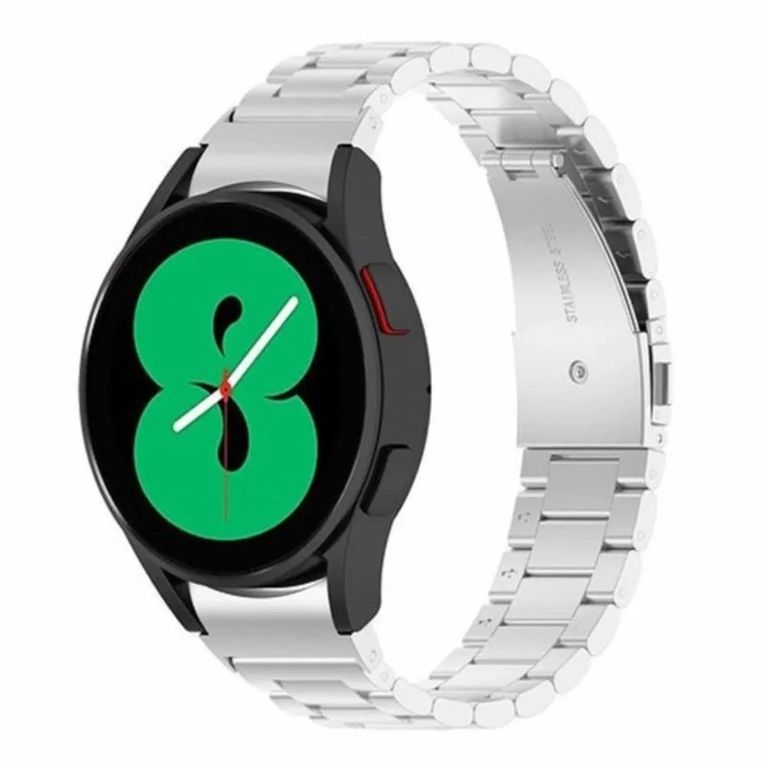 Correa de eslabón para Samsung Watch 4-5-6-7 plateado