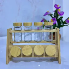 GENERICO - Set de Condimenteros Especieros 8 Frascos de 90 ml