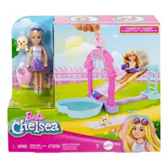 BARBIE - Chelsea Resbaladilla Tobogan de agua